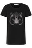 HAUT T-SHIRT TIGRE APPLIQUE CREAM CRIAN