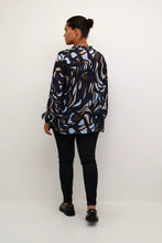 Charger l&#39;image dans la galerie, BLOUSE MANCHE LONGUE IMPRIMÉ KAFFE CURVE KCMARGA 10582663
