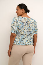 Charger l&#39;image dans la galerie, BLOUSE IMPRIMÉ MANCHE COUDE TAILLE PLUS KAFFE CURVE KCELENA 10582170
