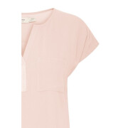 Charger l&#39;image dans la galerie, HAUT BLOUSE DEVANT POLYESTER CHIFFON DOS JERSEY FRANSA ZAWOV2 20603737 141506
