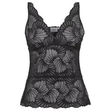 Charger l'image dans la galerie, HAUT CAMISOLE COL V DENTELLE BRETELLE SPAGHETTI SAINT TROPEZ DAISY TOP 30510200
