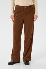 Charger l&#39;image dans la galerie, PANTALON VELOURS CORDÉE JAMBE LARGE CREAM CRKANNA CORDUROY 10614146 191227
