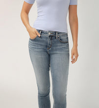 Charger l&#39;image dans la galerie, ELYSE CAPRI SILVER JEAN L43002SIA369
