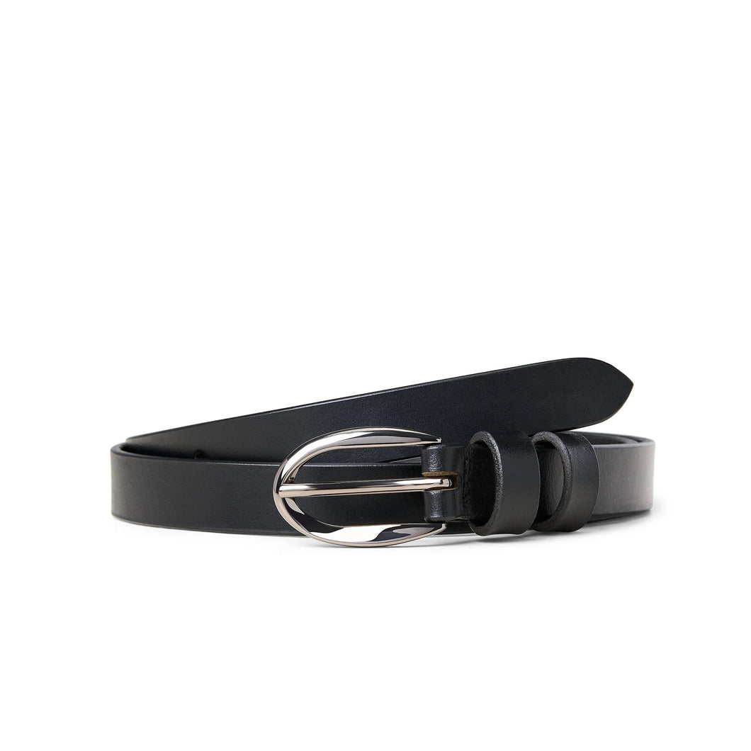 CEINTURE ÉTROITE ECO7 JADE NOIR