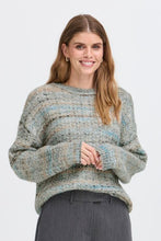 Charger l'image dans la galerie, TRICOT MANCHE LONGUE COL ROND RAYURES FRANSA FRDORA PU1 20617160
