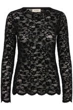 Charger l'image dans la galerie, HAUT M/L DENTELLE VELOURS FRANSA FRVELORA TEE 1 20617349
