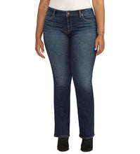 Charger l&#39;image dans la galerie, ELYSE SLIM BOOT SILVER JEAN TAILLE PLUS W03601ECF486
