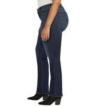 Charger l&#39;image dans la galerie, ELYSE SLIM BOOT SILVER JEAN TAILLE PLUS W03601ECF486
