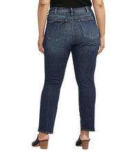 Charger l&#39;image dans la galerie, AVERY STRAIGHT SILVER JEAN TAILLE PLUS W94443CVS358
