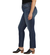 Charger l&#39;image dans la galerie, AVERY STRAIGHT SILVER JEAN TAILLE PLUS W94443CVS358
