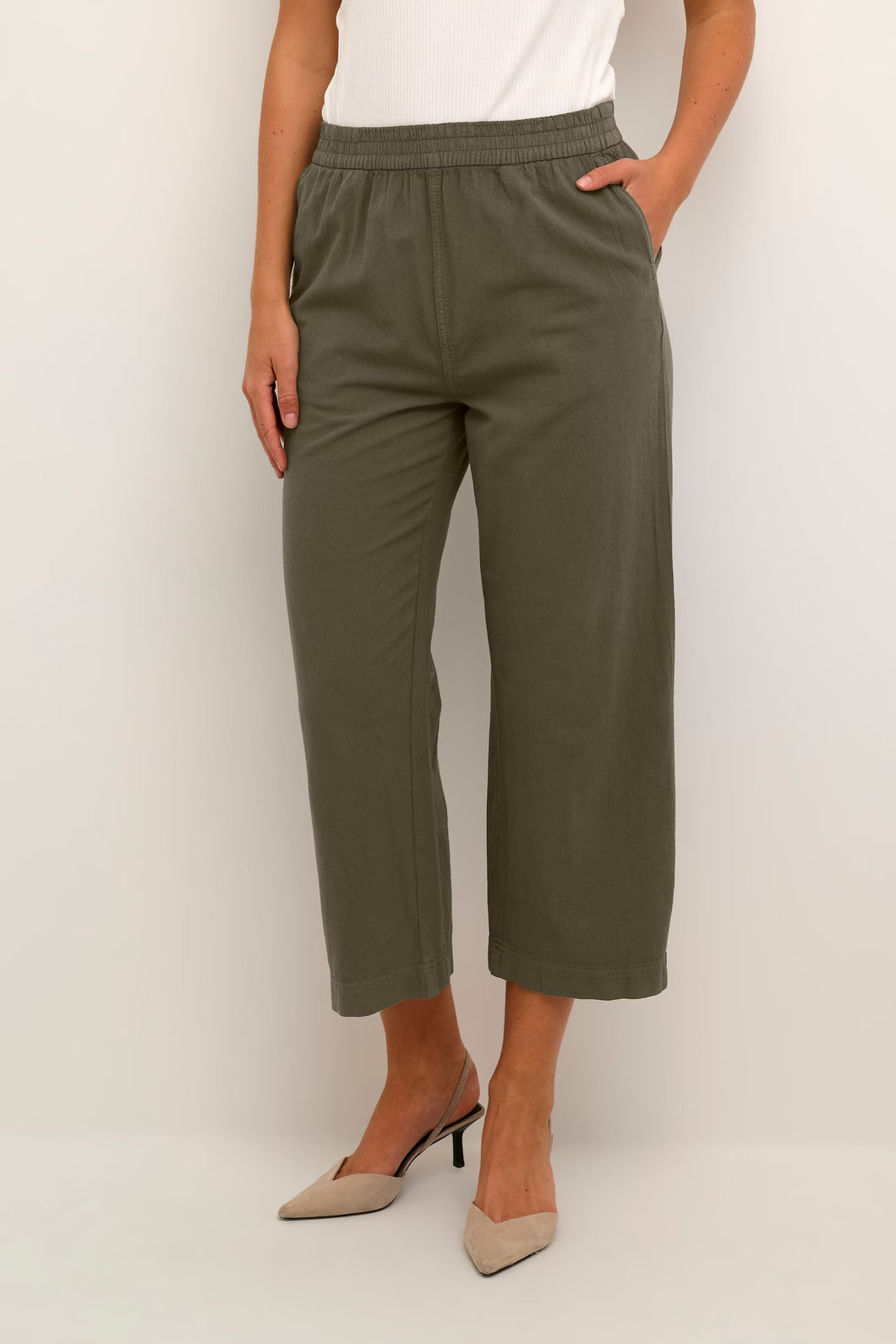 PANTALON TROUSER COURT KAFFE KANAYA CULOTTE 10507418-50947