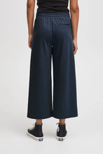 Charger l&#39;image dans la galerie, PANTALON GAUCHO CHIC ICHI IHKATE SUS WIDE PA TOTAL ECLIPSE
