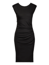 Charger l&#39;image dans la galerie, ROBE COCKTAIL COL ROND KAFFE KAINDIA ROUND NECK DRESS 10508422-100121
