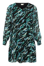 Charger l&#39;image dans la galerie, ROBE IMPRIMÉ KAFFE CURVE KCLUCKY DRESS
