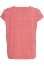 Charger l&#39;image dans la galerie, HAUT T-SHIRT COL ROND LUREX ICHI IHREBEL SS6 CALYPSO CORAL
