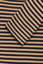 Charger l&#39;image dans la galerie, HAUT TRICOT RAYURES COL BATEAU M/L ICHI IHMAFA LS20 20124237
