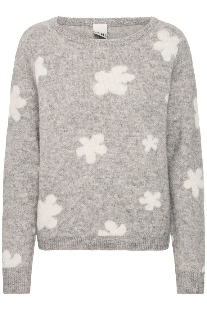 TRICOT MANCHE LONGUE FLEURS ICHI IHKAMARA LS23