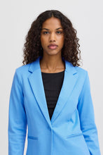 Charger l&#39;image dans la galerie, VESTON KNIT MANCHE LONGUE ICHI IHKATE BL AZURE BLUE
