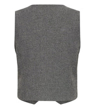 Charger l&#39;image dans la galerie, VESTE SANS MANCHE ASSYMÉTRIQUE BYOUNG BYETONA WAISTCOAT 20818156
