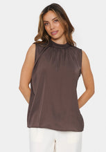 Charger l'image dans la galerie, HAUT SANS MANCHE COL HAUT SAINT TROPEZ AILEENSZ 30500036 BRUN
