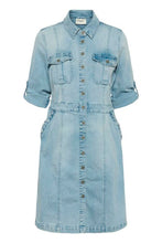 Charger l'image dans la galerie, ROBE DENIM MANCHE 3/4 CREAM CRGRAZIE DENIM DRESS 10615086
