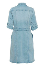 Charger l'image dans la galerie, ROBE DENIM MANCHE 3/4 CREAM CRGRAZIE DENIM DRESS 10615086

