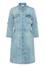 Charger l'image dans la galerie, ROBE DENIM MANCHE 3/4 CREAM CRGRAZIE DENIM DRESS 10615086
