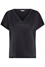 Charger l'image dans la galerie, HAUT T-SHIRT COL V DEVANT SATINÉ B.YOUNG BYSELITA 20816672 194008
