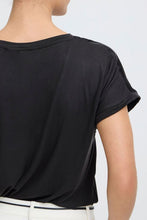 Charger l'image dans la galerie, HAUT T-SHIRT COL V DEVANT SATINÉ B.YOUNG BYSELITA 20816672 194008
