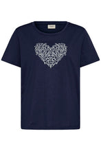 Charger l'image dans la galerie, HAUT T-SHIRT BRODERIE COEUR FRANSA FRRIASA TEE 1 20617603
