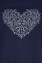Charger l'image dans la galerie, HAUT T-SHIRT BRODERIE COEUR FRANSA FRRIASA TEE 1 20617603
