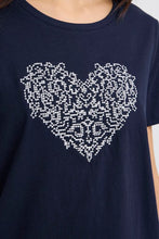Charger l'image dans la galerie, HAUT T-SHIRT BRODERIE COEUR FRANSA FRRIASA TEE 1 20617603
