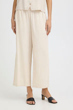 Charger l'image dans la galerie, PANTALON JAMBE LARGE LIN/VISCOSE BYOUNG BYFALAKKA CROP PANTS 20813083
