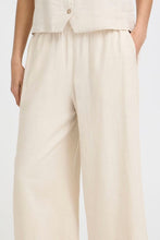 Charger l'image dans la galerie, PANTALON JAMBE LARGE LIN/VISCOSE BYOUNG BYFALAKKA CROP PANTS 20813083

