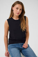 Charger l'image dans la galerie, TRICOT SANS MANCHE COL ROND KAFFE KALIZZA KNIT SLIPOVER 10509232
