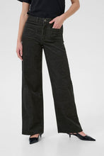Charger l'image dans la galerie, PANTALON VELOURS CORDÉE JAMBE LARGE KAFFE KAMOLLY PANTS 10510587 190205

