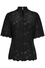 Charger l'image dans la galerie, HAUT M/C DENTELLE PLIS AUX ÉPAULES FRANSA FRMIRABELLA BL1 20617239
