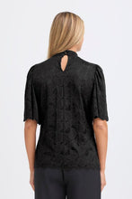 Charger l'image dans la galerie, HAUT M/C DENTELLE PLIS AUX ÉPAULES FRANSA FRMIRABELLA BL1 20617239
