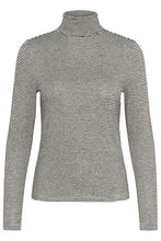 Charger l&#39;image dans la galerie, HAUT COL ROULÉ M/L RAYURES CREAM CRAMMA LS TURTLE 10612923 106404
