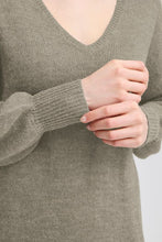 Charger l'image dans la galerie, ROBE TRICOT MANCHE LONGUE COL V FRANSA FRERETTA DR1 20616004 1805151
