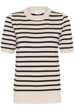 Charger l&#39;image dans la galerie, TRICOT RAYURES MANCHE COURTE SAINT TROPEZ MILASZ 30513768 304200
