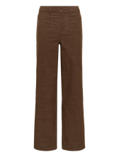 Charger l'image dans la galerie, PANTALON VELOURS CORDÉE JAMBE LARGE KAFFE KABECCA POCKET PANTS 10512371 191116
