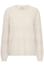 Charger l&#39;image dans la galerie, TRICOT MANCHE LONGUE COL ROND MOTIF FRANSA FRERETTA PU9 20615890

