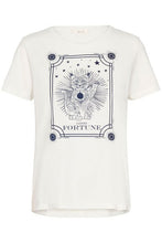 Charger l'image dans la galerie, HAUT T-SHIRT PRINT CHAT CREAM CRNIKITA 10614660 108798
