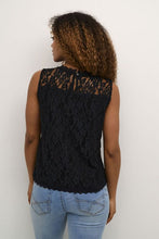 Charger l'image dans la galerie, HAUT CAMISOLE COL ROND DENTELLE CREAM CRKIT LACE TOP 10613240 100120
