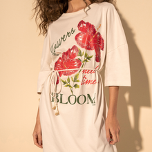Charger l'image dans la galerie, HAUT TUNIQUE ROBE T-SHIRT PRINT FLEURS LEZ A LEZ 5349E 011664
