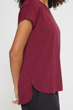 Charger l'image dans la galerie, HAUT T-SHIRT COL ROND LUREX ICHI IHREBEL SS6 20109945 RHODODENDRON 192024
