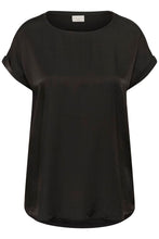 Charger l'image dans la galerie, HAUT COL ROND BLOUSE DEVANT DOS JERSEY TAILLE PLUS KAFFE CURVE KCMILIA WING BLOUSE 10583812
