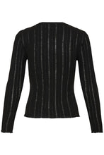 Charger l'image dans la galerie, HAUT M/L RAYURES VERTICALES EN TRANSPARENCE B.YOUNG BYTEA LS BLOUSE 20819267
