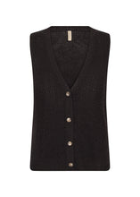 Charger l'image dans la galerie, TRICOT DEBARDEUR SANS MANCHE COL V BOUTONS SOYA CONCEPT FELIZIA 1 33811 9999
